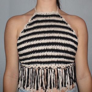halter crop top